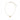 MOP & Metal Heart Charm Pendant Necklace With Sparkling Crystal Accents In Gold